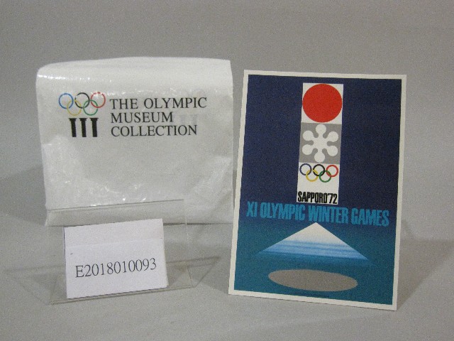 1972年冬季奧林匹克運動會海報圖-明信片的圖片
