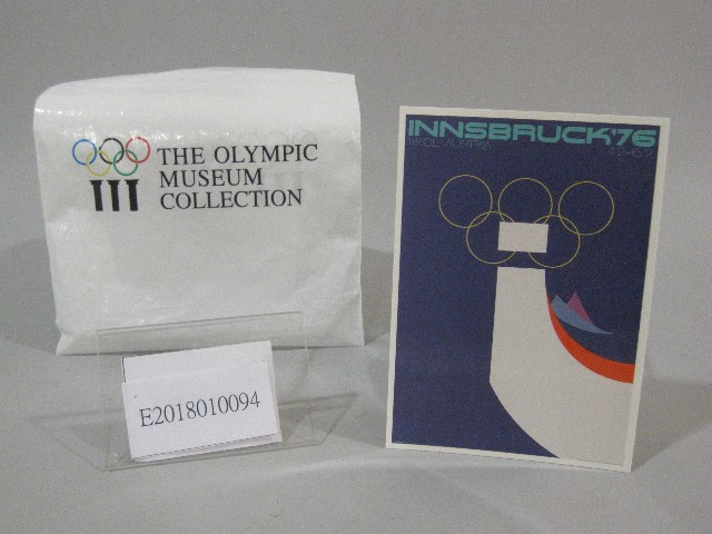 1976年冬季奧林匹克運動會海報圖-明信片
