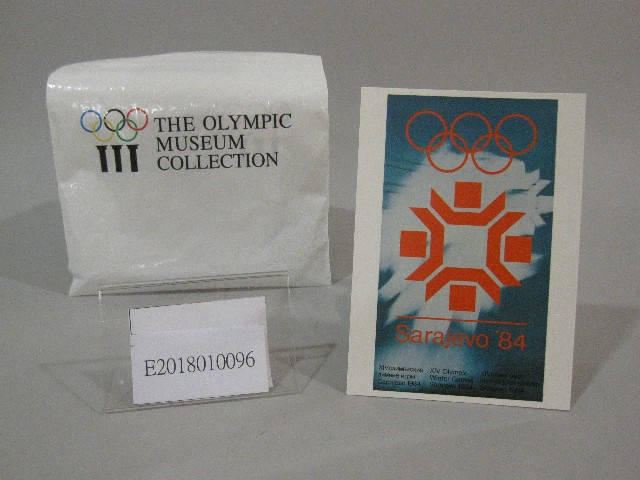 1984年冬季奧林匹克運動會海報圖-明信片