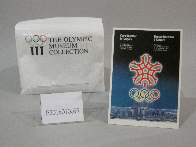 1988年冬季奧林匹克運動會海報圖-明信片
