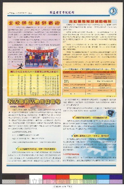 國立體育大學校刊-第1期~104期(缺23、58期;27和28同期)、缺82期) 藏品圖，第242張