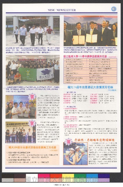 國立體育大學校刊-第1期~104期(缺23、58期;27和28同期)、缺82期) 藏品圖，第380張