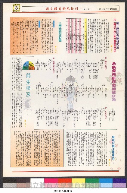 國立體育大學校刊-第1期~104期(缺23、58期;27和28同期)、缺82期) 藏品圖，第151張