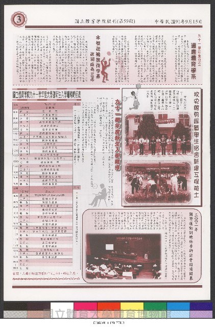國立體育大學校刊-第1期~104期(缺23、58期;27和28同期)、缺82期) 藏品圖，第234張
