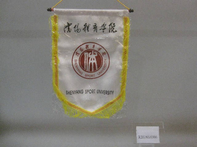 小錦旗紀念品-中國瀋陽體育學院贈藏品圖，第1張