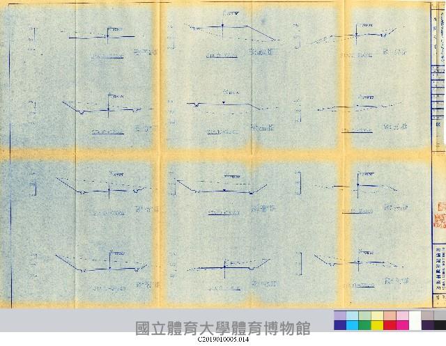 竣工圖：中正運動公園整地道路及排水工程
(掃描電子檔)_14藏品圖，第1張