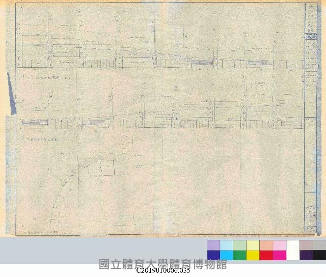 中正運動公園綜合體育館新建工程平面設計圖(掃描電子檔)_35藏品圖，第1張