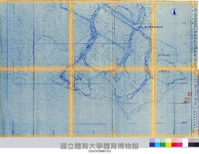 竣工圖：中正運動公園整地道路及排水工程
(掃描電子檔)_11藏品圖，第1張