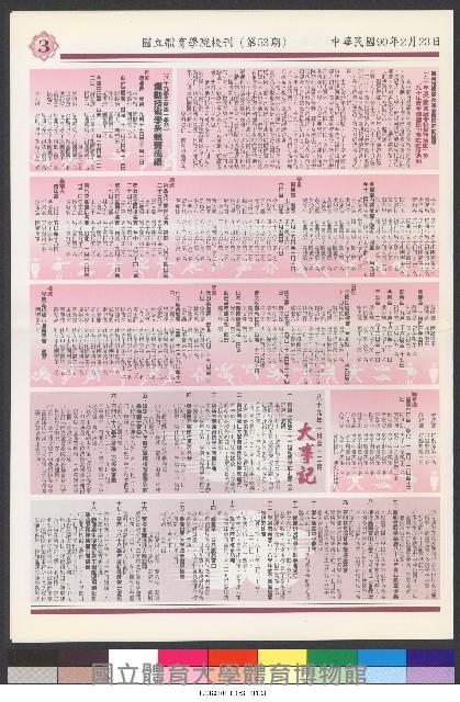 國立體育大學校刊-第1期~104期(缺23、58期;27和28同期)、缺82期) 藏品圖，第214張