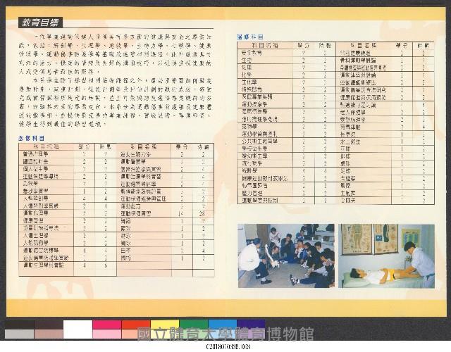 國立體育學院運動保健學系-簡介藏品圖，第3張