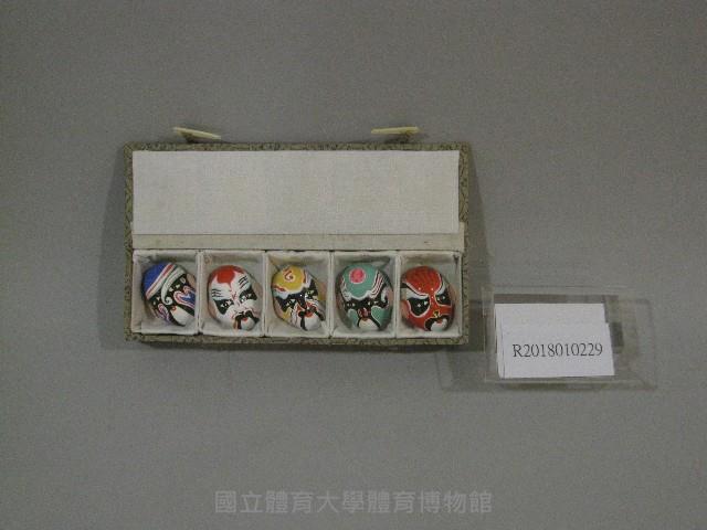 中國京劇小臉譜紀念品藏品圖，第1張