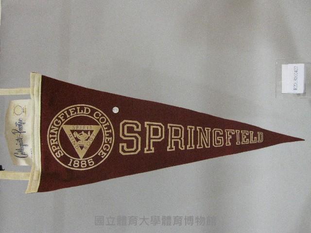 三角旗紀念品-美國春田學院贈藏品圖，第1張