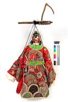 懸絲傀儡戲偶-紅大花藏品圖，第2張