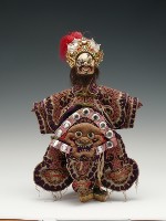 布袋戲偶─文目黑大花藏品圖，第4張