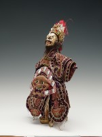 布袋戲偶─文目黑大花藏品圖，第5張