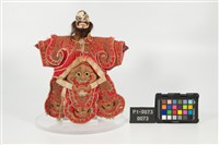 布袋戲偶─文目黑大花藏品圖，第1張