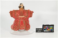 布袋戲偶─文目黑大花藏品圖，第2張