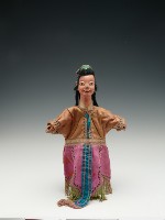 布袋戲偶─笑嘴旦藏品圖，第2張