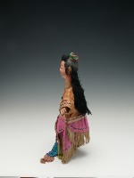 布袋戲偶─笑嘴旦藏品圖，第3張