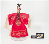 布袋戲偶─中髻旦藏品圖，第1張