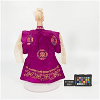 布袋戲偶-白毛旦藏品圖，第2張