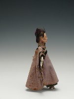 布袋戲偶─女丑活嘴藏品圖，第4張