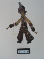 中國河北皮影戲偶─丑藏品圖，第1張