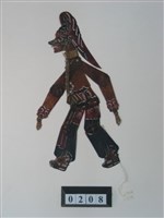 中國河北皮影戲偶─雜藏品圖，第2張