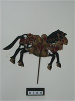 中國河北皮影戲偶─馬匹藏品圖，第2張