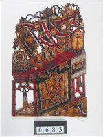 中國河北皮影戲道具─帥桌藏品圖，第1張