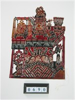 中國河北皮影戲道具─官桌藏品圖，第1張