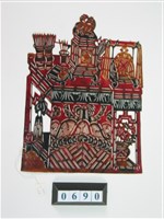 中國河北皮影戲道具─官桌藏品圖，第2張