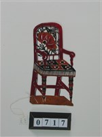 中國河北皮影戲道具─椅子藏品圖，第2張