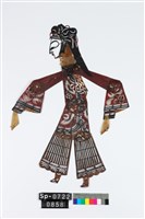 中國皮影戲偶-齊眉旦藏品圖，第1張