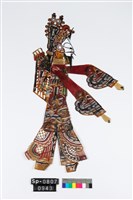 中國皮影戲偶-鬚文藏品圖，第1張