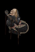 印尼爪哇島皮影戲偶─丑角（Semar）藏品圖，第2張