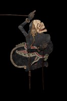 印尼爪哇島皮影戲偶─丑角（Semar）藏品圖，第4張