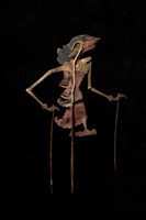 印尼爪哇島皮影戲偶藏品圖，第1張