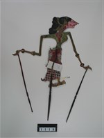 印尼爪哇島皮影戲偶藏品圖，第4張