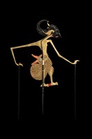 印尼爪哇島皮影戲偶─英雄（Arjuna）藏品圖，第1張