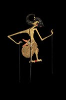 印尼爪哇島皮影戲偶─英雄（Arjuna）藏品圖，第2張