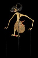 印尼爪哇島皮影戲偶─英雄（Arjuna）藏品圖，第4張