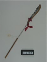 中國河北皮影戲道具─武器，刀藏品圖，第2張