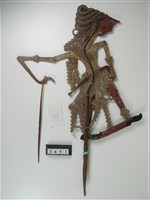 印尼爪哇島皮影戲偶─（非暴力）神明藏品圖，第2張