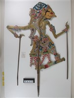 印尼爪哇島皮影戲偶─（非暴力）神明藏品圖，第1張