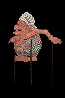 印尼爪哇島皮影戲偶─丑角（Togog）藏品圖，第2張