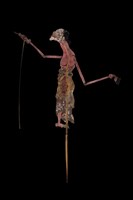 印尼爪哇島皮影戲偶─平民瘦媽（Limbuk Cangik）藏品圖，第2張