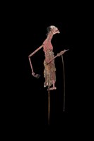 印尼爪哇島皮影戲偶─平民瘦媽（Limbuk Cangik）藏品圖，第4張