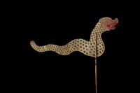 印尼爪哇島皮影戲偶─龍蛇（Naga）藏品圖，第1張