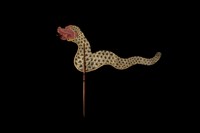 印尼爪哇島皮影戲偶─龍蛇（Naga）藏品圖，第3張